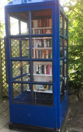 Die Bücher-Telefonzelle
